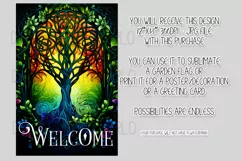 Celtic Irish Garden Flag, Tree of Life 12x18 Garden Flag, d2 Product Image 2