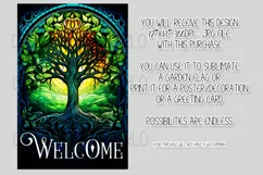 Celtic Irish Garden Flag, Tree of Life 12x18 Garden Flag, d3 Product Image 2