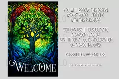 Celtic Irish Garden Flag, Tree of Life 12x18 Garden Flag, d4 Product Image 2