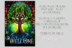 Celtic Irish Garden Flag, Tree of Life 12x18 Garden Flag, d5 Product Image 2