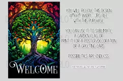 Celtic Irish Garden Flag, Tree of Life 12x18 Garden Flag, d6 Product Image 2