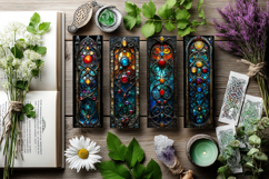 Irish Celtic Bookmarks, Celtic Designs, Multi Color Bookmark Product Image 2