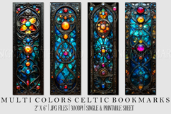 Irish Celtic Bookmarks, Celtic Designs, Multi Color Bookmark Product Image 1