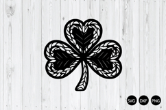 Celtic Shamrock SVG, Lucky Clover SVG, St Patrick&#039;s SVG Product Image 1