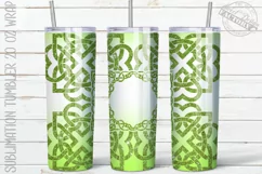 St patricks day add your name tumbler, celtic tumbler png Product Image 3