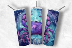 Zodiac Tumber Wrap Bundle, 20oz Skinny Tumbler Png Designs Product Image 19