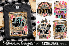 Trendy Mama PNG , Retro Collage Mama 4 Designs Sublimation Product Image 2