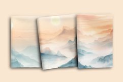Pastel Mountains 12 Digital Papers Product Image 2