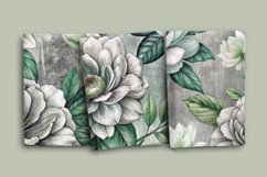 Greyscale Garden 12 Digital Papers Product Image 2