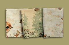 Whimsical Woodland 12 Digital Papers Product Image 2