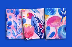 Whimsical Garden Seamless Patterns Product Image 2