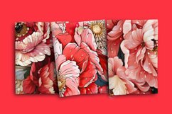 Romantic Peony Digital Papers Product Image 4