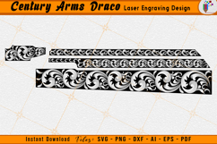 Century Arms Draco Firearms Gun Scrollwork Laser Engraving