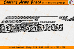 Century Arms Draco Firearms Gun Scrollwork Laser Engraving