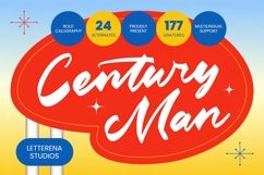 Century Man - Bold Calligraphy Font Product Image 1