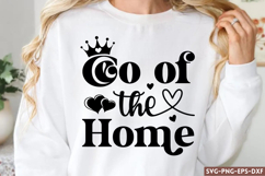 Ceo of the home svg, Mom Quotes SVG Product Image 1