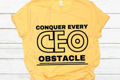CEO SVG | Conquer Every Obstacle Quote | Boss Lady SVG Product Image 3