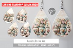 Earring Ceramic Cookie Jar Product Image 1