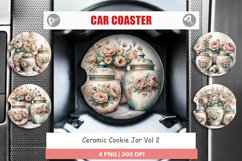 Car Coaster Ceramic Cookie Jar Product Image 1