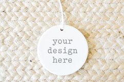 Christmas Ceramic Ornament Mockup| Add SVG Sublimation Product Image 1