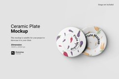 Ceramic Plate Mockup Product Image 1