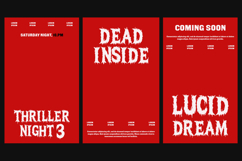 Cerinos Vorgre Brutal Horror Grunge Display Font Product Image 5