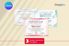 Canva Certificate Of Completion Template Product Image 7