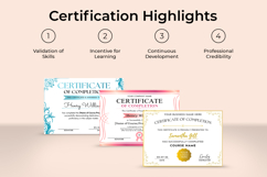 Canva Certificate Of Completion Template Product Image 5
