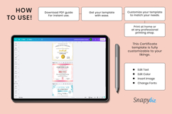 Canva Certificate Of Completion Template Product Image 3