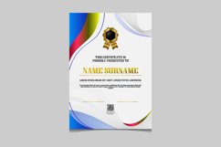 Certificate template colorfCertificate template colorful Product Image 1