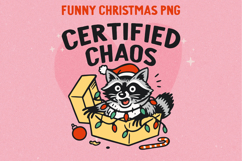 Funny Sarcastic Christmas Illustration, Sublimation PNG. Product Image 1