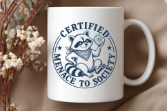 Certified Menace To Society SVG - Funny Raccoon PNG Design Product Image 3