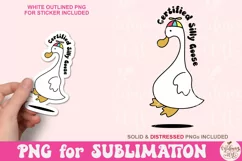 Certified Silly Goose PNG, Silly goose png Product Image 1