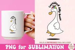 Certified Silly Goose PNG, Silly goose png Product Image 3