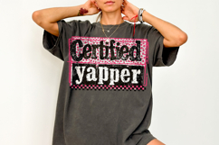 Certified Yapper PNG, Funny Sarcastic Quote PNG, Sarcasm PNG Product Image 5