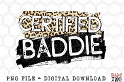 Certified Baddie Sublimation Design Product Image 2