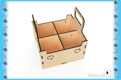 Box of 4 Beers - Decorative Template Ideal for Gifts Product Image 5