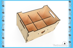 6-Compartment Organizer Box - Ideal as a Desk Organizer Product Image 4