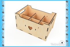 6-Compartment Organizer Box - Ideal as a Desk Organizer Product Image 5