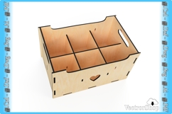 6-Compartment Organizer Box - Ideal as a Desk Organizer Product Image 6