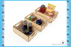 Decorative Baskets in 3 Sizes - Templates for CNC laser Product Image 2