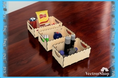 Decorative Baskets in 3 Sizes - Templates for CNC laser Product Image 1