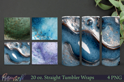 Artistic Ceramic Abstract Tumbler Wraps Product Image 1