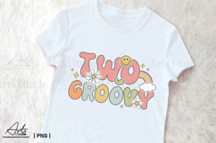 Two Groovy PNG - 2nd Birthday Retro Sublimation Design Product Image 2