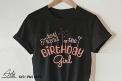 Best Friend of the Birthday Girl SVG - Groovy Birthday Squad Product Image 4