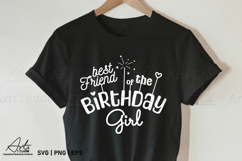 Best Friend of the Birthday Girl SVG - Groovy Birthday Squad Product Image 5