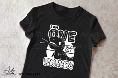 I Am One Hear Me Rawr SVG, 1st Birthday Dinosaur, First Trip Product Image 4