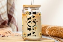 Sunflower Mom Life Libbey Glass Wrap PNG Product Image 3