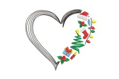 Love Cristmas machine embroidery design Product Image 3