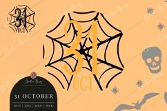 31 Oct Round Sign SVG - Halloween SVG Product Image 3